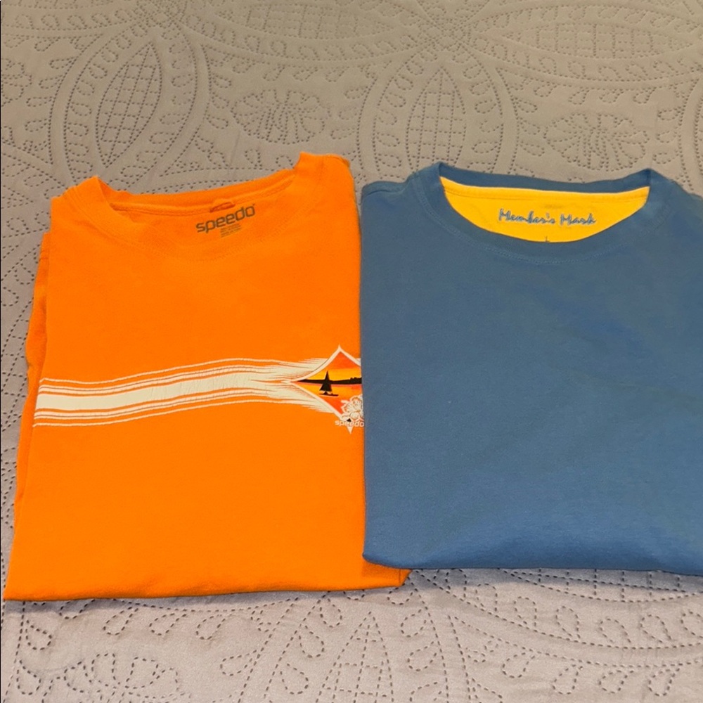 Speedo Orange Tee with Graphic Design